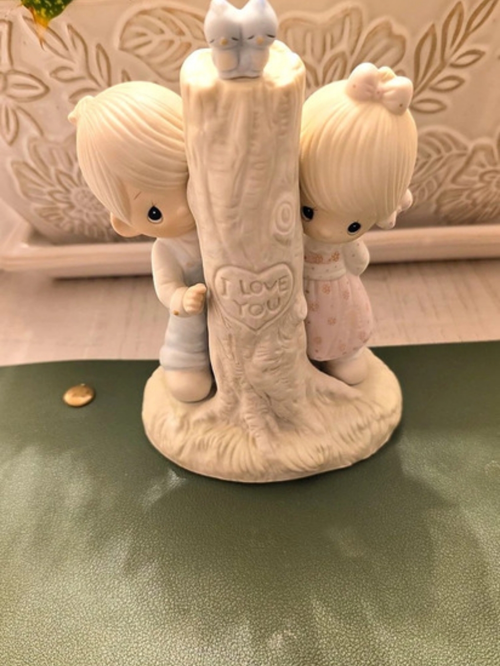 Vintage 1979 Precious Moments "Thee I Love" Figurine (Style #E-3116)